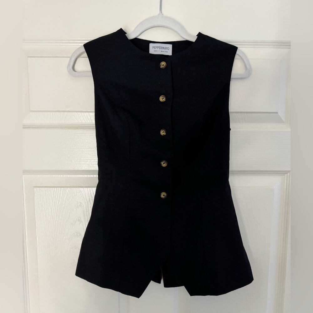 Peppermayo Black Vest